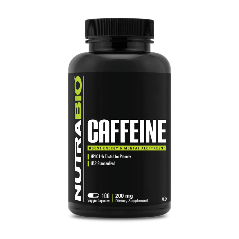 Nutrabio 100% Pure Caffeine Capsules