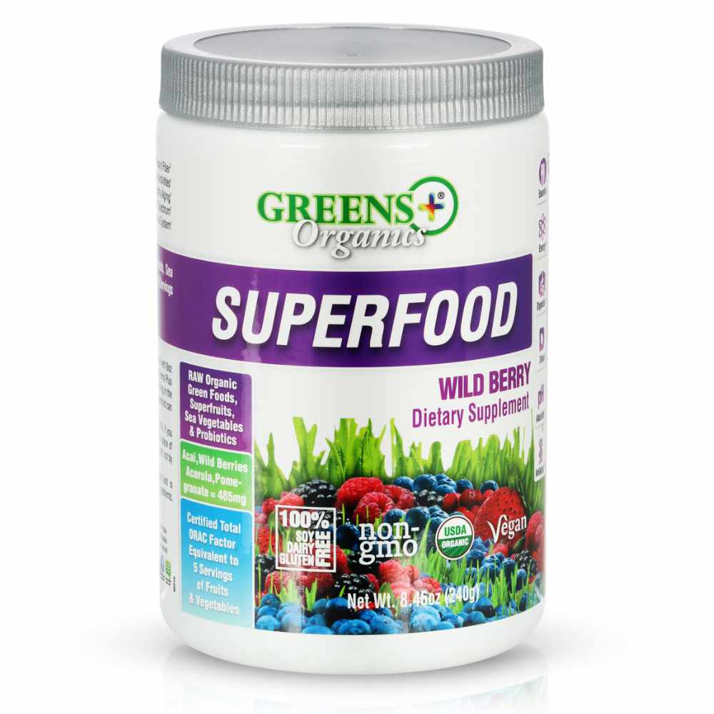 Greens+ Superfood Powder – Energy, Immunity & Nutrient Support