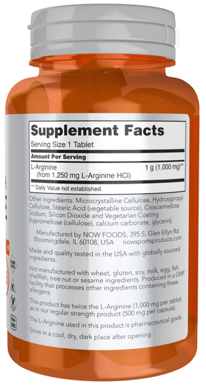 L-Arginine Double Strength (1000mg)