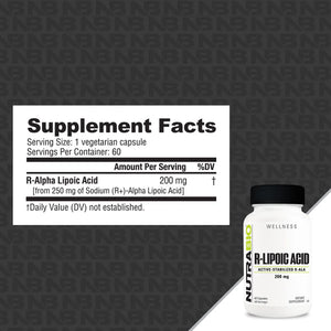 Nutrabio R-Lipoic Acid