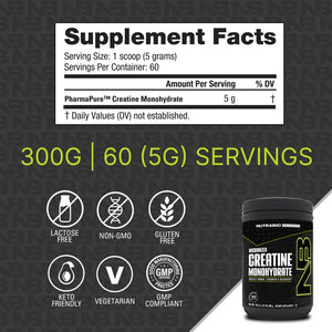 Nutrabio Micronized Creatine Monohydrate