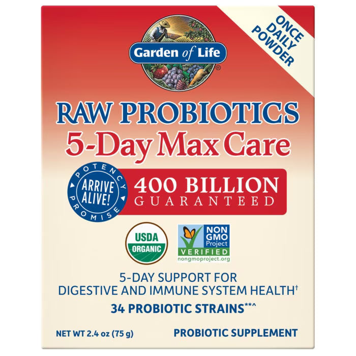 Garden of Life Raw Probiotics 5-Day Max Care