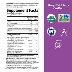 Garden of Life Organics Elderberry Immune Gummy