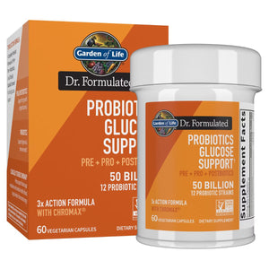 Garden of Life Probiotics Glucose Support Capsules