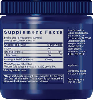 Life Extension D-Ribose Powder