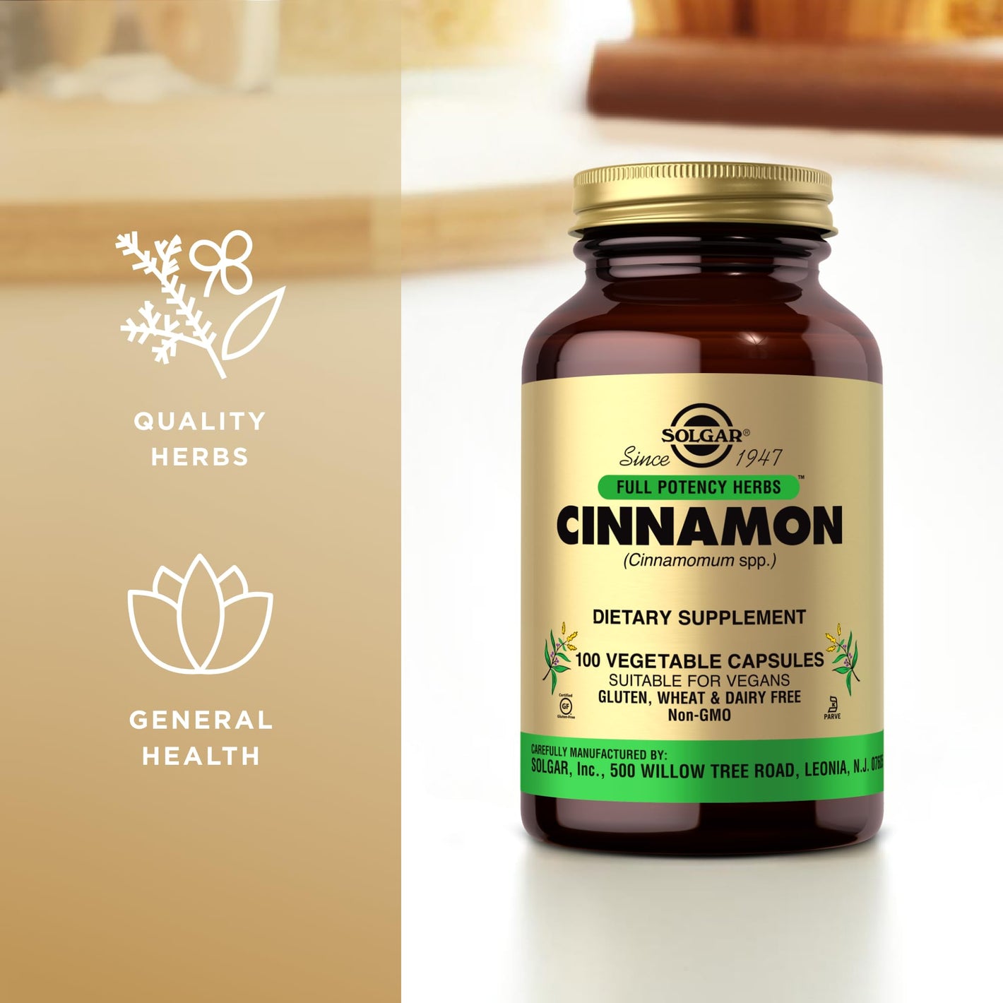 Solgar Cinnamon 100 Count