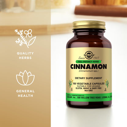 Solgar Cinnamon 100 Count