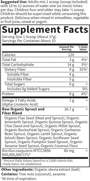 Garden of Life Raw Organic Fiber