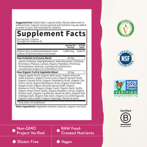 Garden of Life Vitamin Code Raw B-12 1,000mcg Capsules