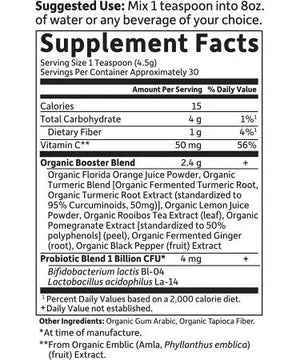 Garden of Life Organics Fermented Organic Turmeric Booster Powder