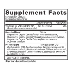 Ancient Nutrition Regenerative Organic Certified® Women's Once Daily Probiotics