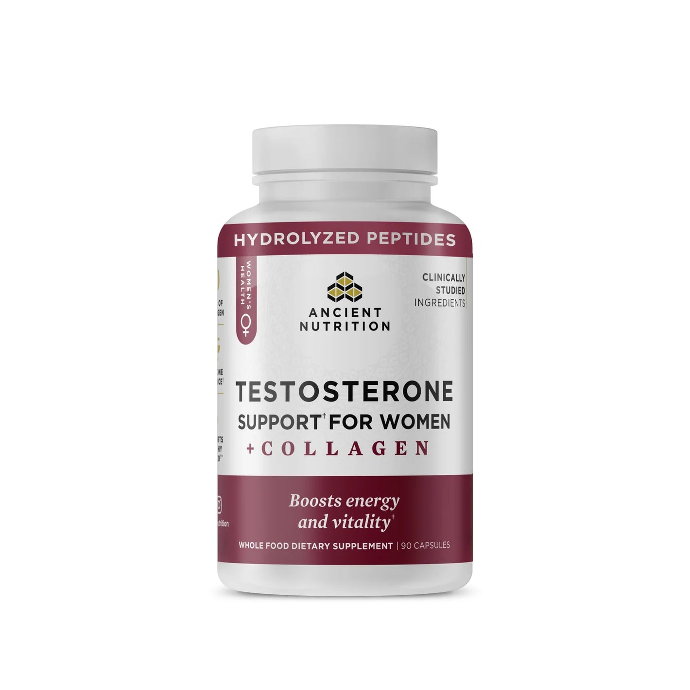 Ancient Nutrition Testosterone Support for Women + Collagen