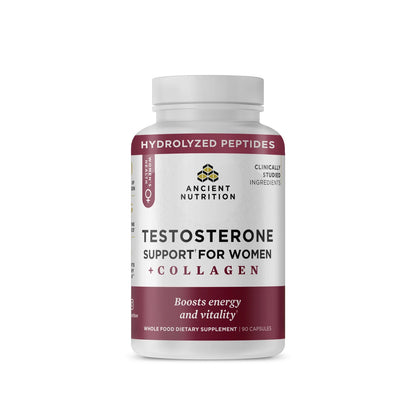 Ancient Nutrition Testosterone Support for Women + Collagen
