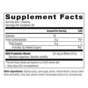 Ancient Nutrition SBO Probiotic Kids Gummies