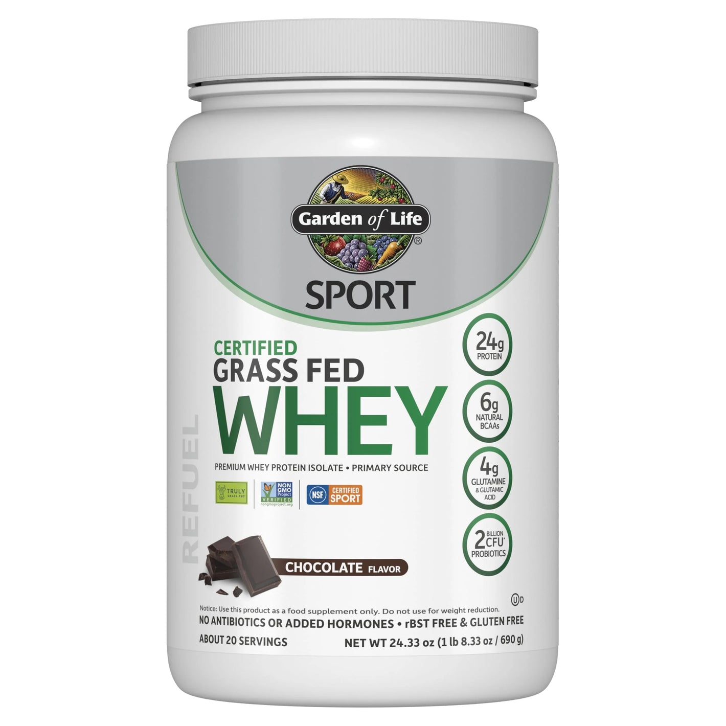 Garden of Life Sport Grass Fed Whey Protein