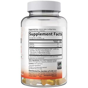 Garden of Life Dr. Formulated Salmon Oil Softgels