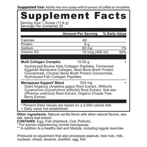Ancient Nutrition Menopause Support + Collagen