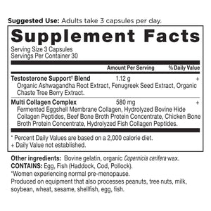 Ancient Nutrition Testosterone Support for Women + Collagen