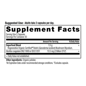 Ancient Nutrition Regenerative Organic Certified® Reishi