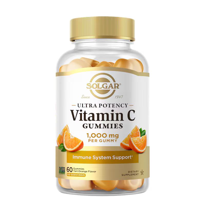 Solgar Ultra Potency Vitamin C Tart Orange Gummies