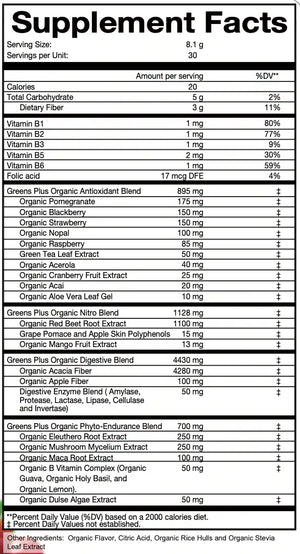 Greens+ Organic Reds