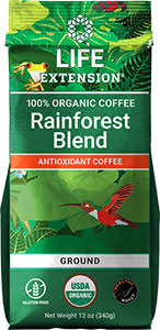 Life Extension Rainforest Blend Coffee