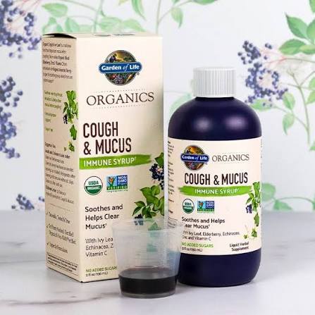 Garden of Life Organics Cough & Mucus Immune Syrup† Liquid