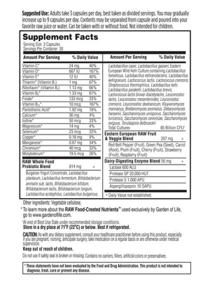 Garden of Life Raw Probiotics Men 50 & Wiser