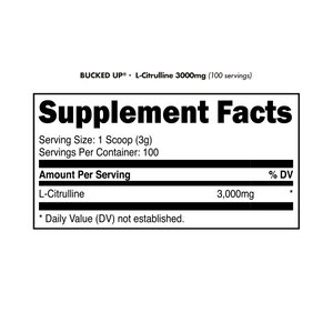 Bucked Up Citrulline Powder
