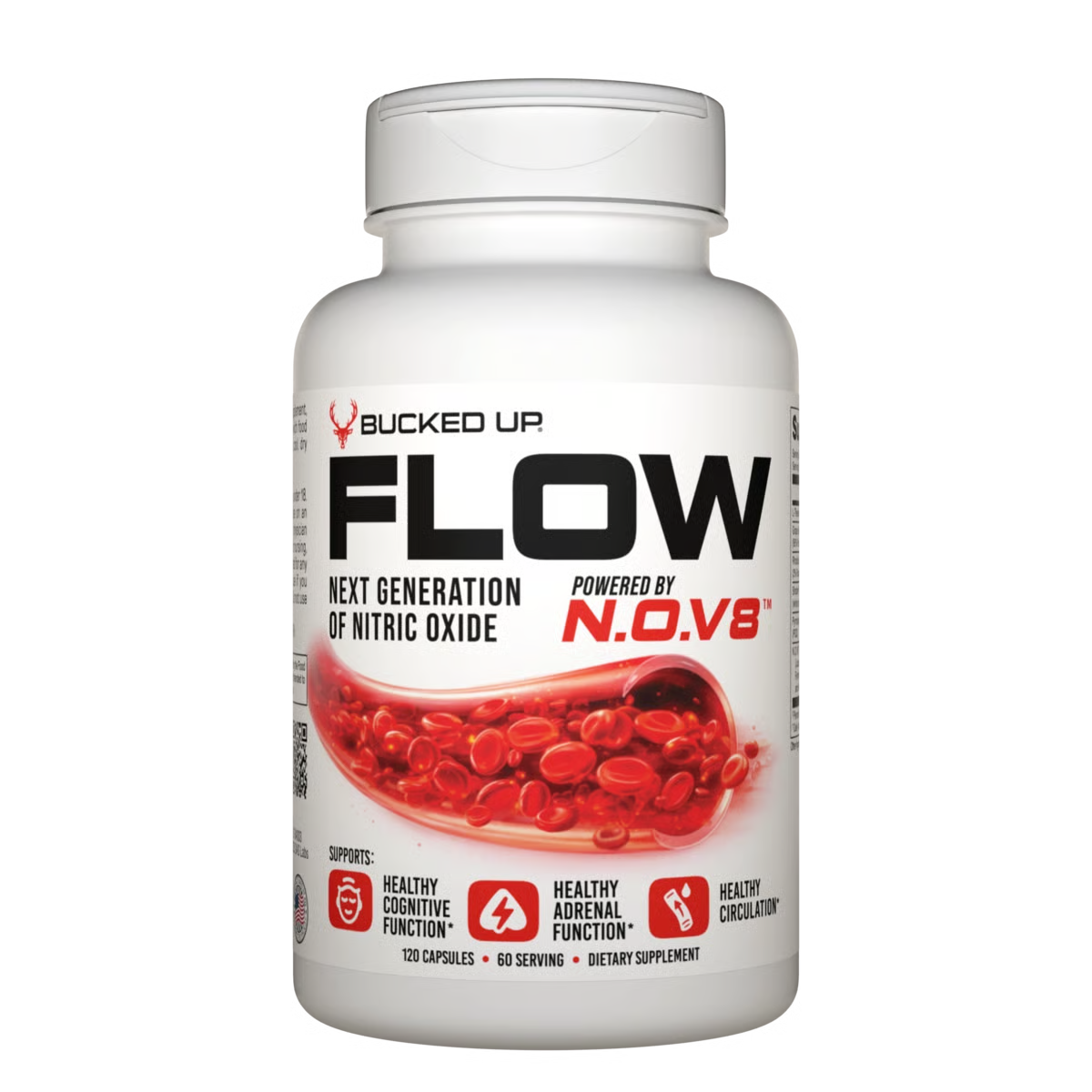Bucked Up Flow | The Next Generation of Nitric Oxide (60 Servings)